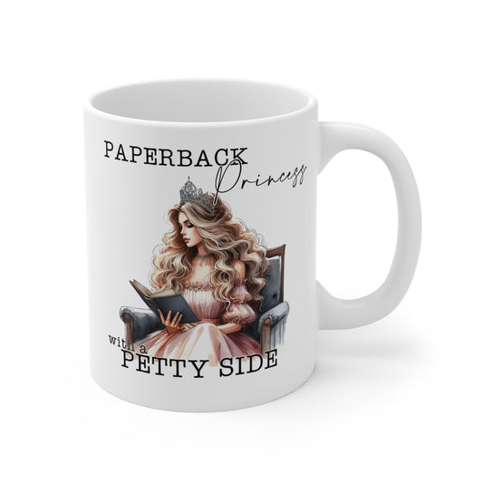 Paperback Princess Mug | Funny Book Lover Coffee Cup with a Petty Side