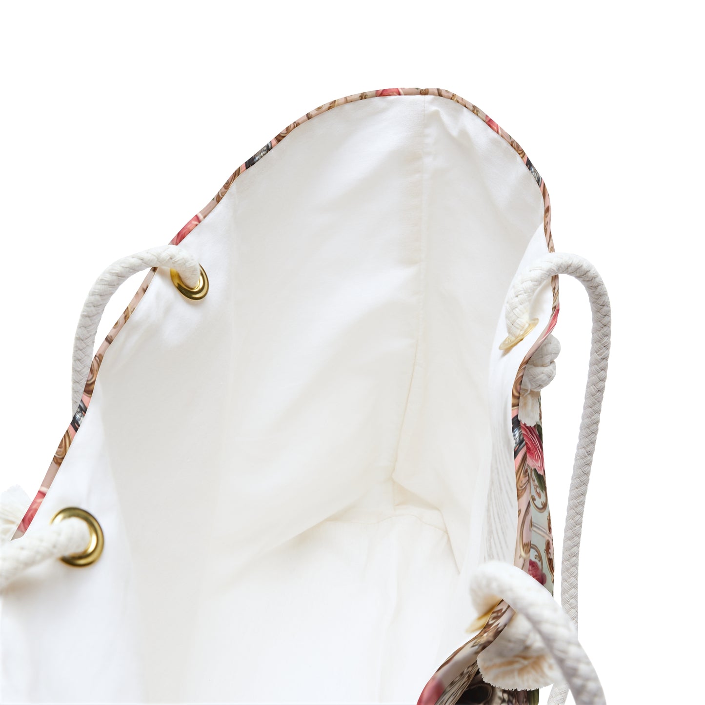 Gothic Skull & Roses Tote Bag | Vintage Floral Weekender Bag with Dark Romantic Vibe