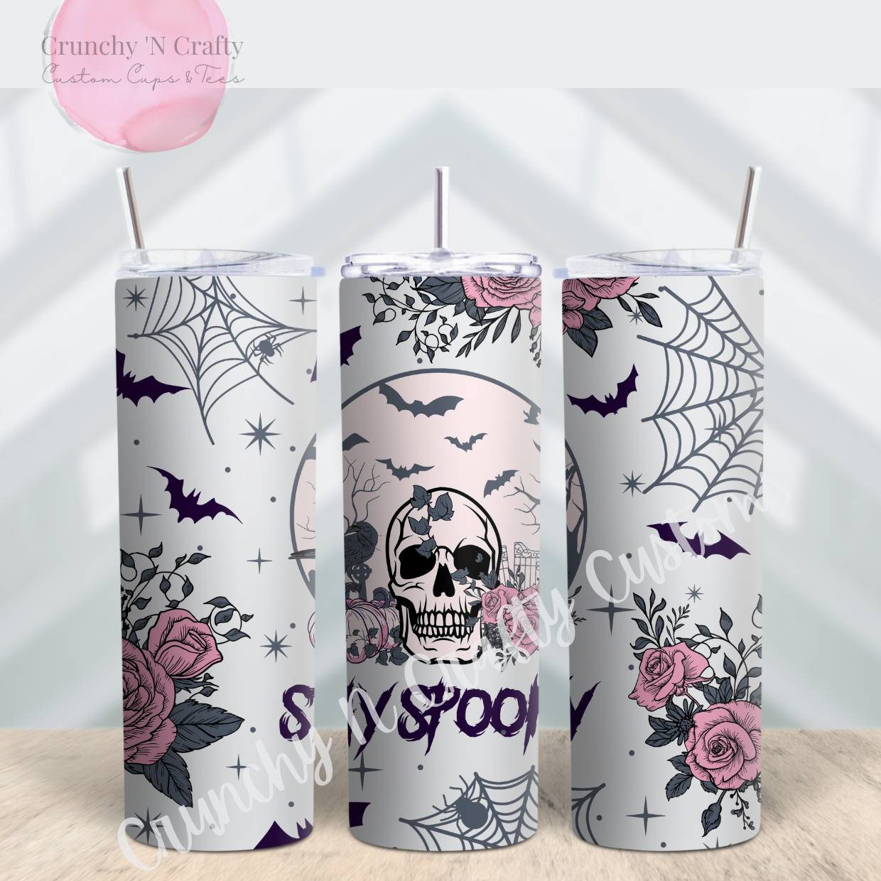 Stay Spooky Halloween 20 ounce tumbler cup