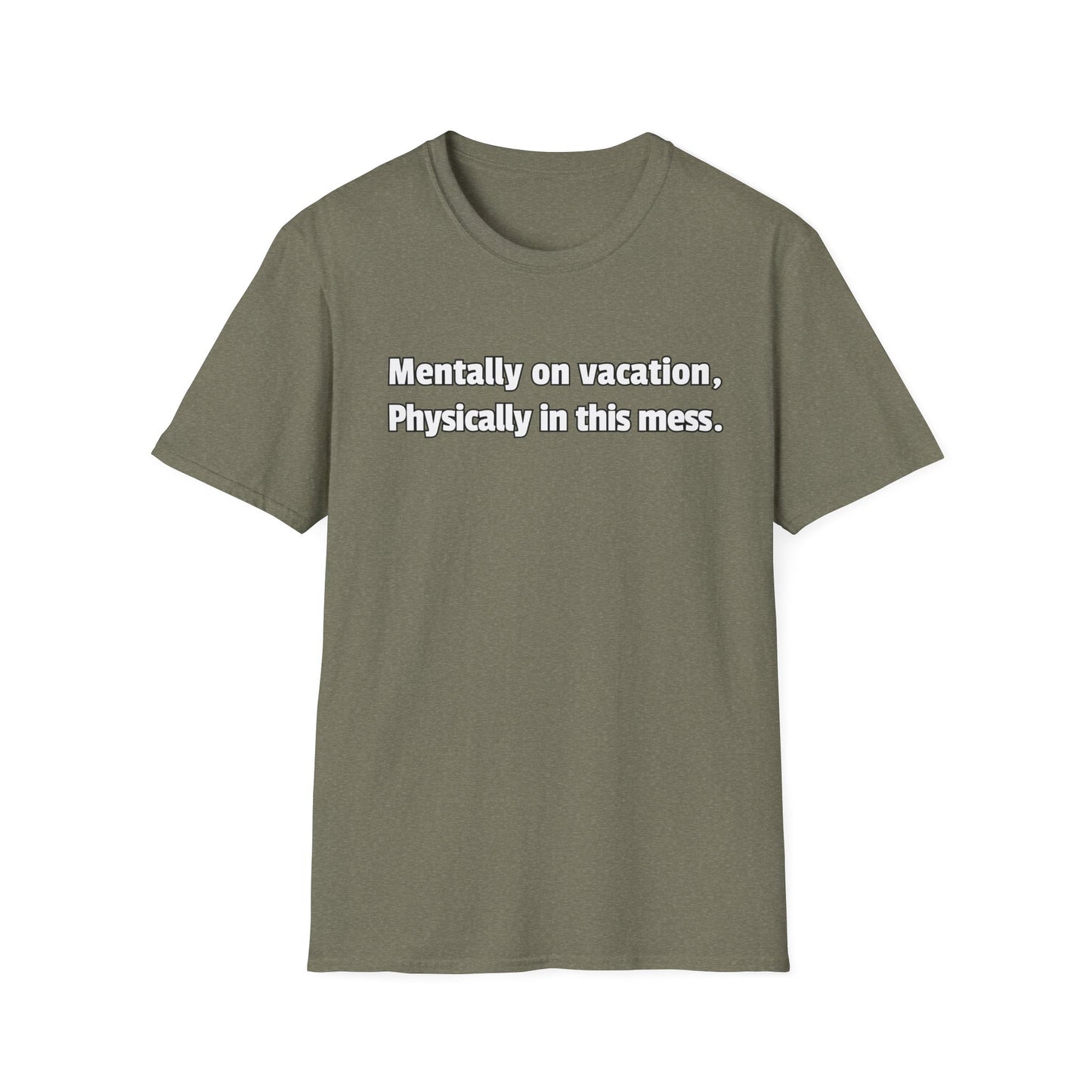Mentally on Vacation Unisex T-Shirt – Casual Comfort for Relaxed Vibes