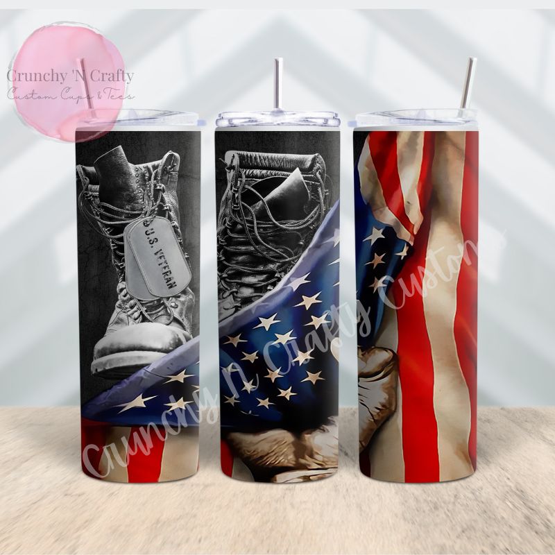 US Veteran tumbler/cup 20 ounce