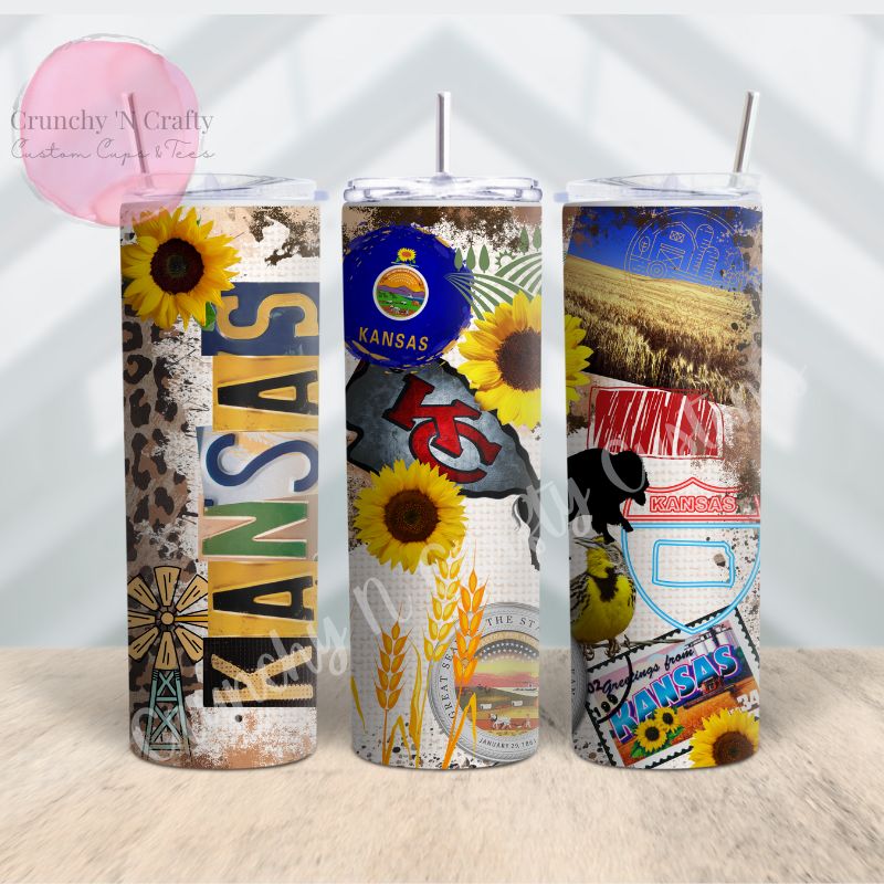 Kansas 20-ounce cup/tumbler