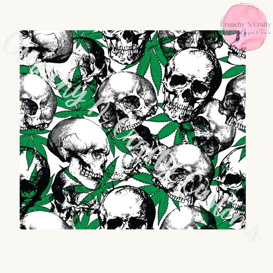 Skulls and cannabis 20-ounce cup/tumbler