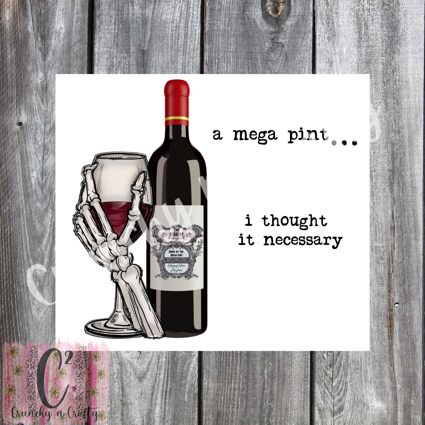 Mega pint wine bottle 20-ounce tumbler/cup