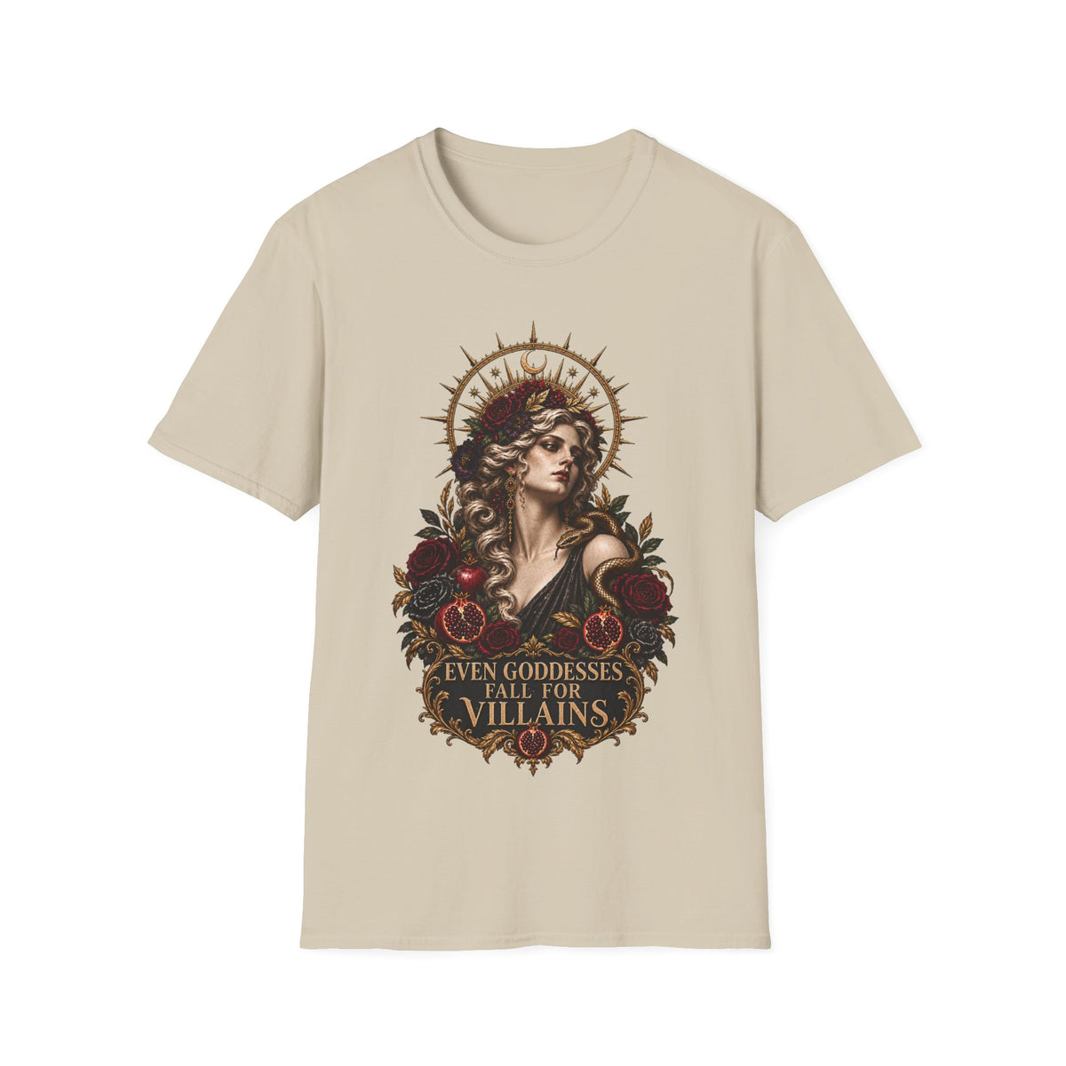 Even Goddesses Fall for Villains T-Shirt