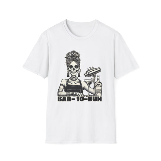 Stylish Skeleton Themed Unisex T-Shirt - Bar-10-Duh Design