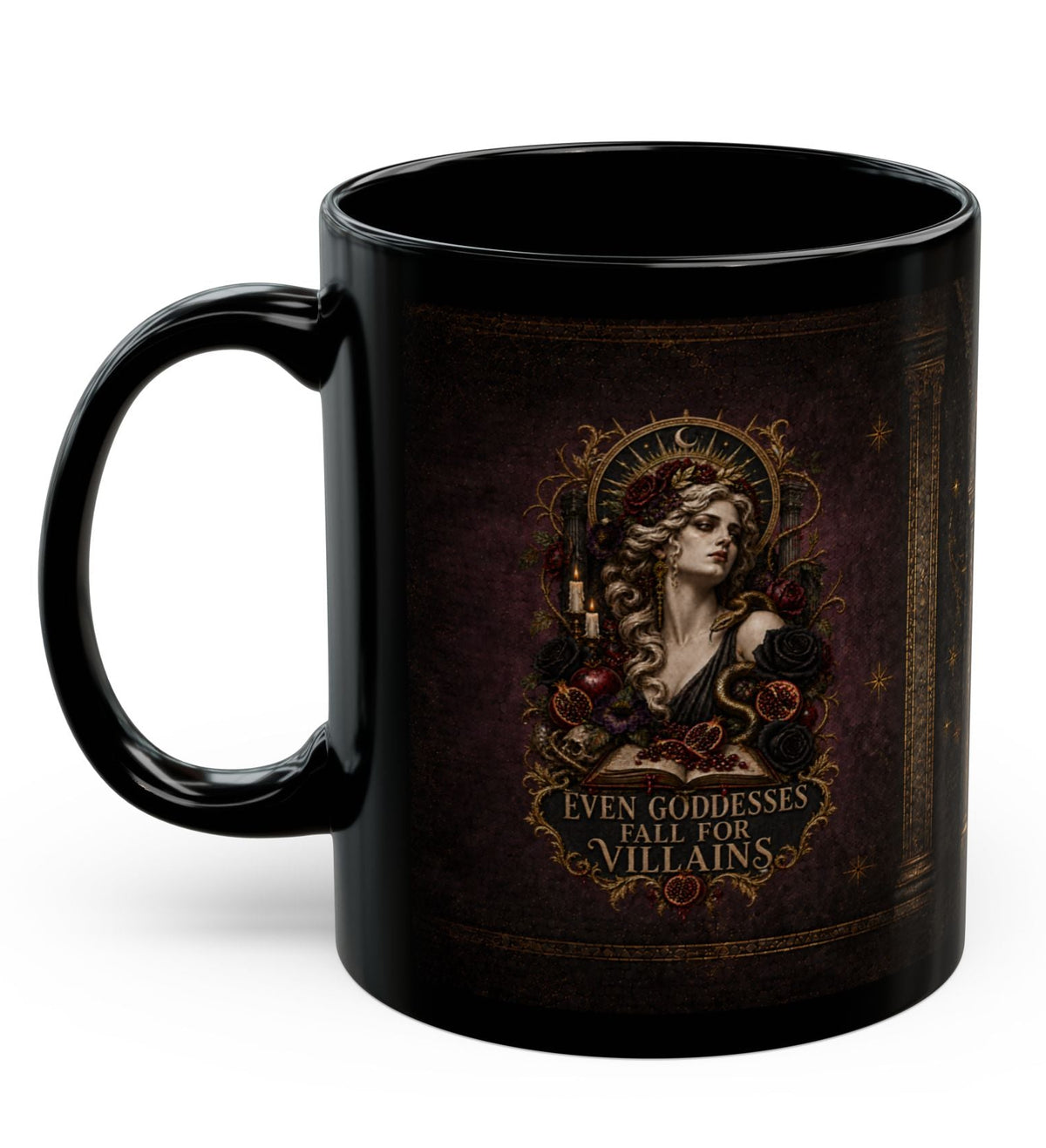 Even Goddesses Fall for Villains Mug