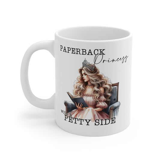 Paperback Princess Mug | Funny Book Lover Coffee Cup with a Petty Side