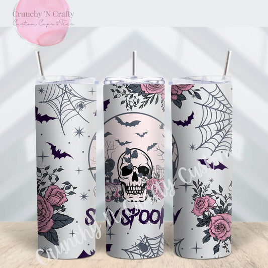 Stay Spooky Halloween 20 ounce tumbler cup