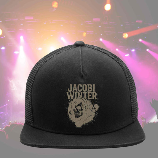 Jacobi Winter Logo Snapback Hat | Official Flatbill Baseball Cap with Free Shipping