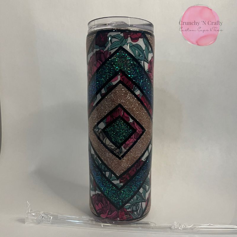 Beautiful Bougie X design 20-ounce tumbler