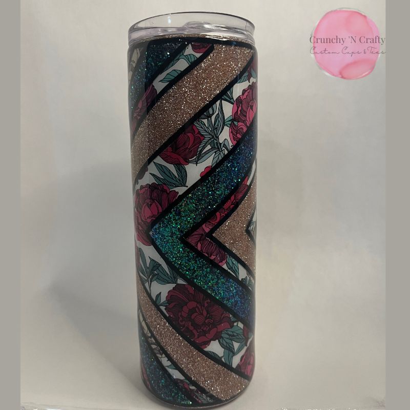 Beautiful Bougie X design 20-ounce tumbler