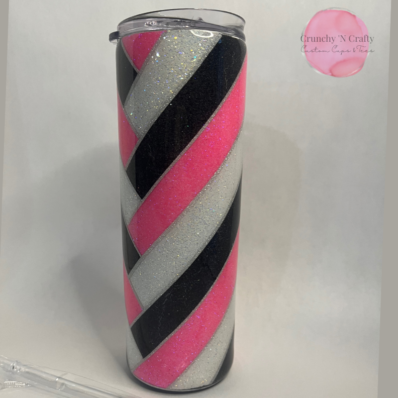 Herringbone design 20-ounce tumbler